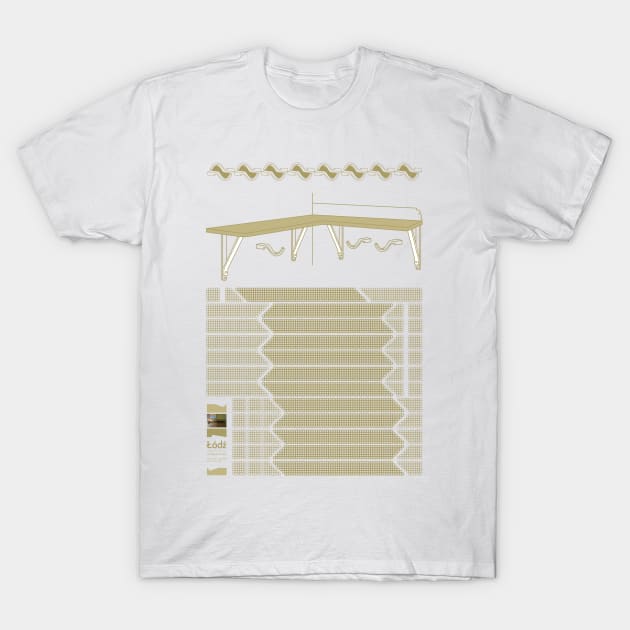 Lodz. My City. DovborZone. Shelf 1. T-Shirt by typohole